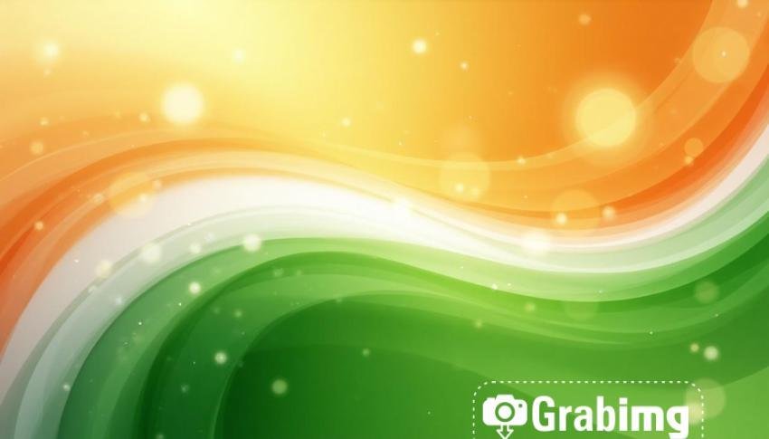 Indian National Flag Abstract Background - Suitable for 15 August Independence day or Republic Day
