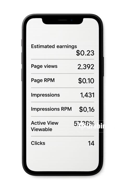 PNG Mockup of a Mobile Phone