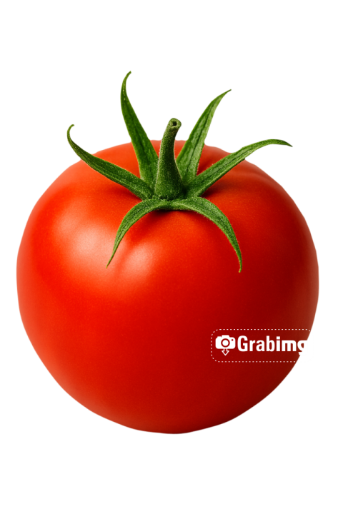 PNG Image of a Tomato - Red and Natural Fresh Tamato - Tomato PNG image with transparent background