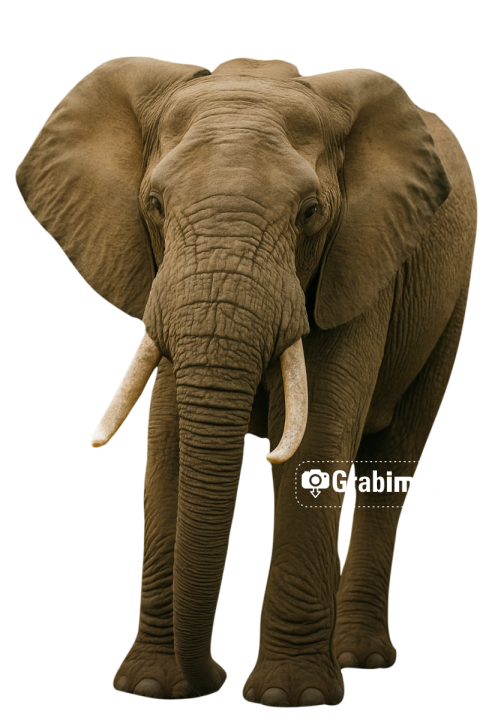 Elegant Elephant PNG Image - Transparent Background, High Quality,Real Image