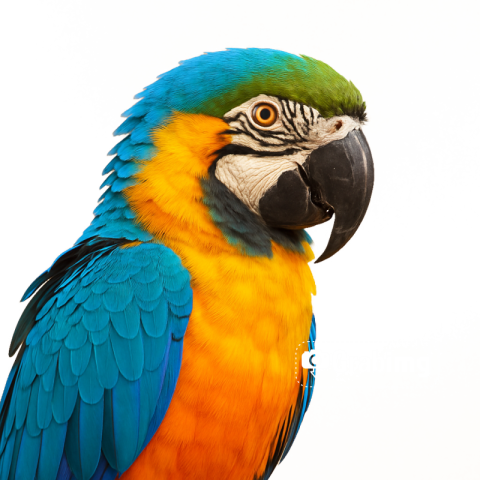 Parrot PNG Image with Transparent Background - Colorful Parrot Cutout