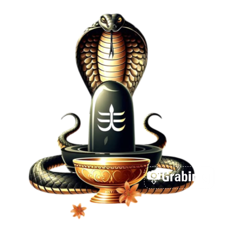 Nga Panchami PNG Image - Vashuki Snake with Shivlinga